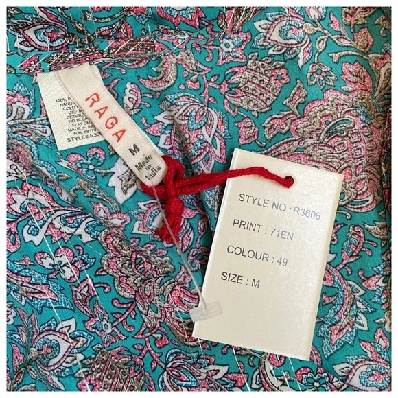 RAGA DRESS KASSIE WRAP DRESS KIMONO SIZE M - Picture 8 of 12